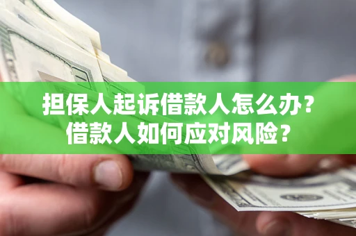 济南担保人起诉借款人怎么办？借款人如何应对风险？