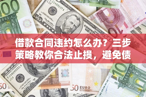 济南借款合同违约怎么办？三步策略教你合法止损，避免债务危机升级