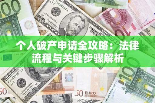 济南个人破产申请全攻略：法律流程与关键步骤解析