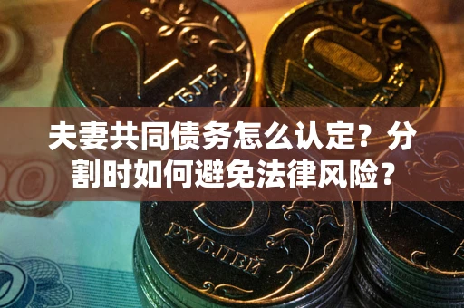 济南夫妻共同债务怎么认定？分割时如何避免法律风险？